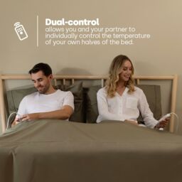 LIVIVO Dual-Control Electric Under-Blanket - King in White - thumbnail 2
