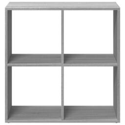 Berkfield Home Room Divider Bookcase Grey Sonoma 69.5x29x69.5 cm Engineered Wood - thumbnail 5