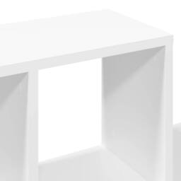 Berkfield Home Wall Shelf White 100x20x53 cm Engineered Wood - Size: 100 x 20 x 53 cm - thumbnail 7