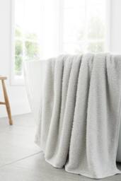 Bianca 'Soft Zero Twist Spa' Cotton Hand Towel in Silver - thumbnail 1