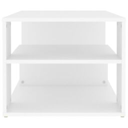Berkfield Home Coffee Table White 100x50x40 cm Engineered Wood - Size: 100 x 50 x 40 cm - thumbnail 5