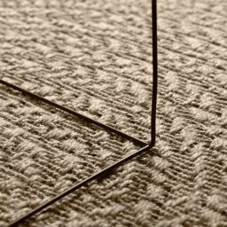 Berkfield Home Rug ZIZUR Beige 200x290 cm Jute Look Indoor & Outdoor - Size: Medium - thumbnail 4