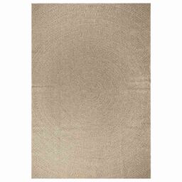 Berkfield Home Rug ZIZUR Beige 200x290 cm Jute Look Indoor & Outdoor - Size: Medium - thumbnail 2