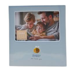 "Love Life Sentiment Gift Photo Frame 4"" x 6"" - Daddy in Blue" - thumbnail 2