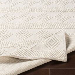 Livabliss Hygge Hand Woven Wool Cottage Rug in Off-White - Size: 90 cm x 150 cm - thumbnail 4