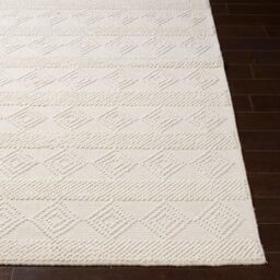 Livabliss Hygge Hand Woven Wool Cottage Rug in Off-White - Size: 90 cm x 150 cm - thumbnail 5