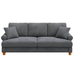 Dprodo 220CM Chenille Sofa Sleeper Deep Seat Couch in Grey - thumbnail 7