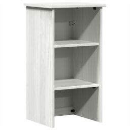 Berkfield Home Bathroom Furniture Set with Shelf 2 pcs Brown & White Medium - thumbnail 6