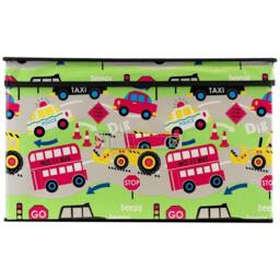 FLAVORA Road Works Large Collapsible Storage Box Folding in Green - Size: 500mm - thumbnail 6