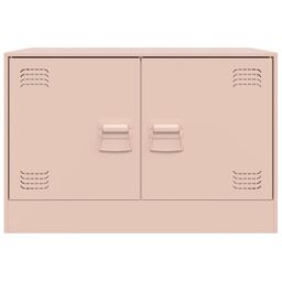 Berkfield Home TV Cabinets 2 pcs Pink 67x39x44 cm Steel - Size: 67 x 39 x 44 cm - thumbnail 6