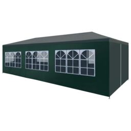 Berkfield Home Party Tent 3x9 m Green