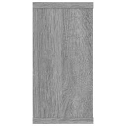 Berkfield Home Wall Cube Shelves 2 pcs Grey Sonoma 100x15x30 cm Engineered Wood - Size: 100 x 15 x 30 cm - thumbnail 7