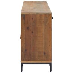 Berkfield Home Sideboard Brown 110x35x70 cm Solid Pinewood - Size: 110 x 35 x 70 cm - thumbnail 5