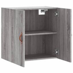 Berkfield Home Wall Cabinet Grey Sonoma 60x31x60 cm Engineered Wood - Size: 60 x 31 x 60 cm - thumbnail 6