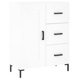 Berkfield Home Sideboard White 69.5x34x90 cm Engineered Wood - thumbnail 1