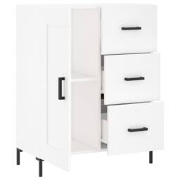 Berkfield Home Sideboard White 69.5x34x90 cm Engineered Wood - thumbnail 6