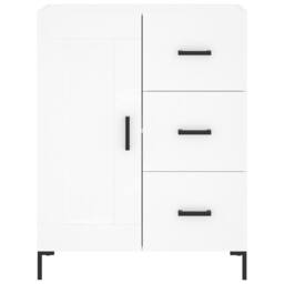 Berkfield Home Sideboard White 69.5x34x90 cm Engineered Wood - thumbnail 5