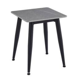 Havendro Grey Sintered Stone Side Table Scratch Resistant Sofa Lamp Table - thumbnail 1