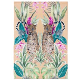 Wylder Tropics Kali Leopards Outdoor/Indoor Washable Rug in Gold - Size: 120 cm x 170 cm - thumbnail 2