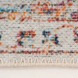 Kukoon Ivory Beige Traditional Flatwoven Living Room Area Rug Hallway Runner - Size: 240 cm x 330 cm - thumbnail 4