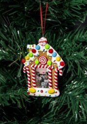 Shatchi Christmas Tree Hanging Decoration 12Pcs Photo Frame Homes - thumbnail 5