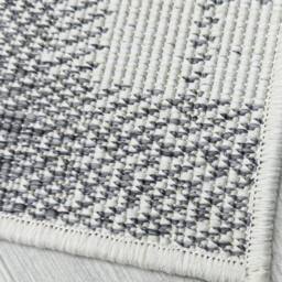 runrug Carpet Runner Rug - Indoor/Outdoor, Reversible, 2mm - 'Plaid' in Grey - Size: 60 cm x 210 cm - thumbnail 2