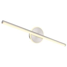 Netlighting Pepe Bathroom Over Mirror Light Nickel Matt IP44 LED 4000K in Grey - thumbnail 1