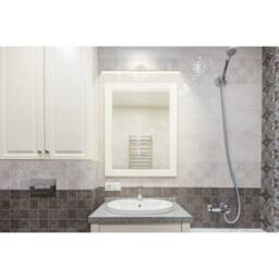 Netlighting Pepe Bathroom Over Mirror Light Nickel Matt IP44 LED 4000K in Grey - thumbnail 5