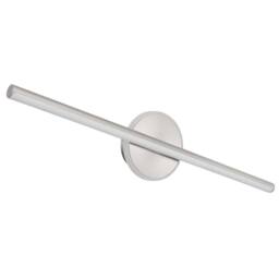 Netlighting Pepe Bathroom Over Mirror Light Nickel Matt IP44 LED 4000K in Grey - thumbnail 2