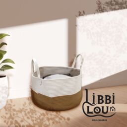Libbi Lou Cotton Rope Storage Basket - thumbnail 5