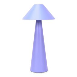 ValueLights Raquel Lilac Rechargeable Portable Touch Table Lamp - thumbnail 2