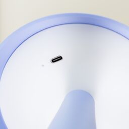 ValueLights Raquel Lilac Rechargeable Portable Touch Table Lamp - thumbnail 6