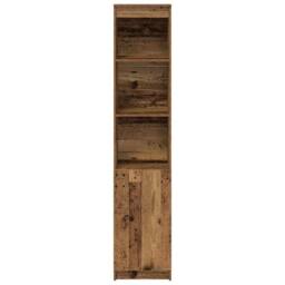 Berkfield Home Highboard Old Wood 37.5x35x180 cm Engineered Wood in Brown - thumbnail 5