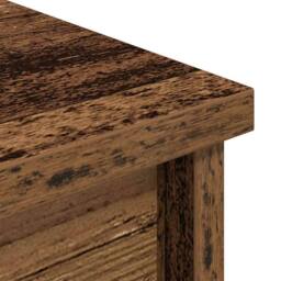 Berkfield Home Highboard Old Wood 37.5x35x180 cm Engineered Wood in Brown - thumbnail 9
