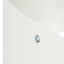 Berkfield Home Metal Planter Steel/White Powder-Coated Steel Large Planters in White - thumbnail 9
