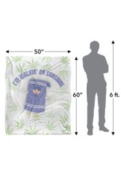 South Park Towlie Dirty Stoned Silky Touch Super Soft Throw Blanket 152 X 127 cm in White - thumbnail 5