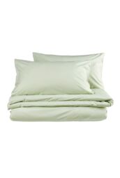 CHRISTY Pure Cotton Percale Duvet Cover Sets in Green - Size: Single - thumbnail 3