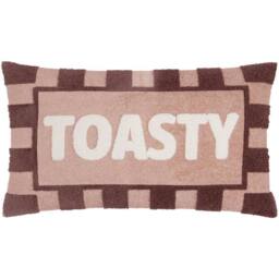 Furn Toasty Boucle Cushion in Pink - Size: 30 cm x 50 cm