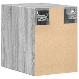 Berkfield Home Wall Cabinet Grey Sonoma 30x42.5x40 cm Engineered Wood - thumbnail 6