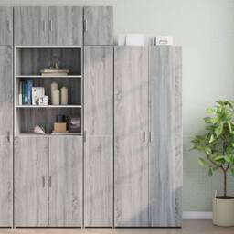 Berkfield Home Wall Cabinet Grey Sonoma 30x42.5x40 cm Engineered Wood