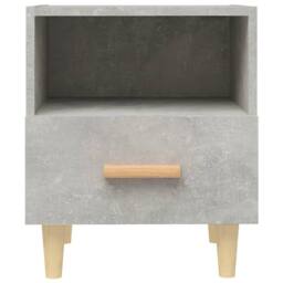 Berkfield Home Bedside Cabinets 2 pcs Concrete Grey 40x35x47 cm - Size: 40 x 35 x 47 cm - thumbnail 4