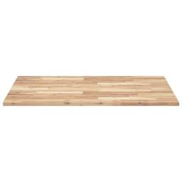 Berkfield Home Desk Top Untreated 100x80x2 cm Solid Wood Acacia in Brown - Size: 100 x 80 x 2 cm - thumbnail 5