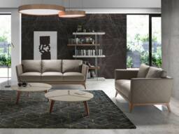 Angel Cerda Walnut & Glass Shelf with Pearl Grey Lacquered MDF - thumbnail 6