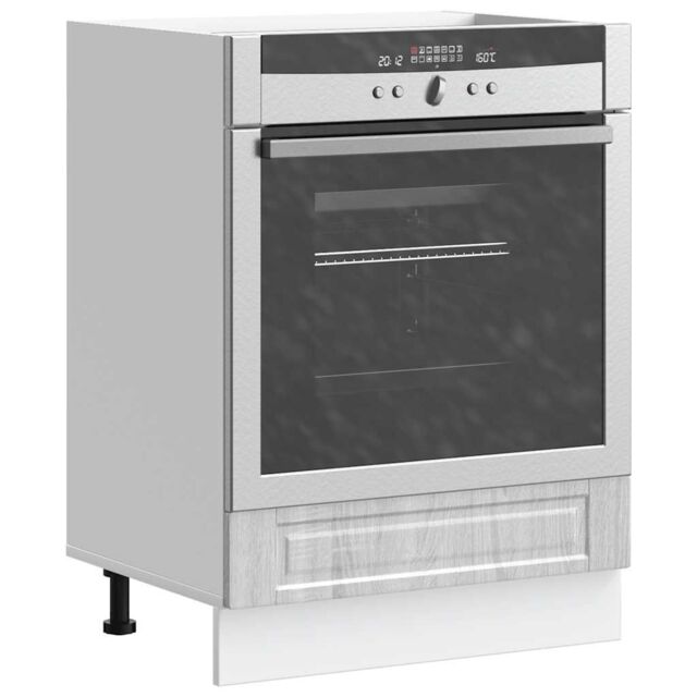 Berkfield Home Oven Cabinet¬†Porto Grey Sonoma Engineered Wood - image 1