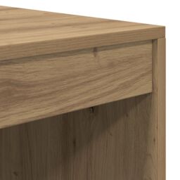 Berkfield Home Desk Artisan Oak 80x50x76 cm Engineered wood in Brown - Size: 80 x 50 x 76 cm - thumbnail 7