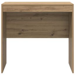 Berkfield Home Desk Artisan Oak 80x50x76 cm Engineered wood in Brown - Size: 80 x 50 x 76 cm - thumbnail 4