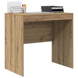 Berkfield Home Desk Artisan Oak 80x50x76 cm Engineered wood in Brown - Size: 80 x 50 x 76 cm - thumbnail 3