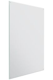 MirrorOutlet Circuitt 4mm Sheet Mirror Glass Polished Edges 4 Holes 120 x 80cm in Silver - Size: 1 Pack - thumbnail 3