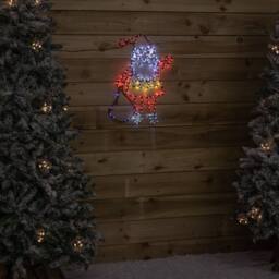 Samuel Alexander 59cmx45cm FlexiBrights Santa Silhouette with 237 Multi-Coloured LEDs - Size: 59 cmx45 cm - thumbnail 3
