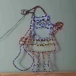 Samuel Alexander 59cmx45cm FlexiBrights Santa Silhouette with 237 Multi-Coloured LEDs - Size: 59 cmx45 cm - thumbnail 4
